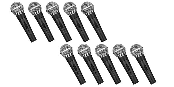 SHURE ( シュア )  / SM58SE　10本セット