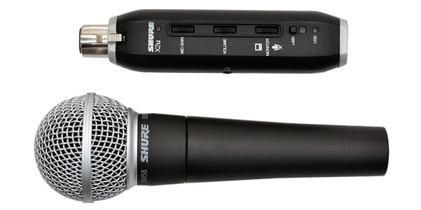 SHURE シュア SM58-X2u SM58+X2uバンドルセット ダイナミックマイク