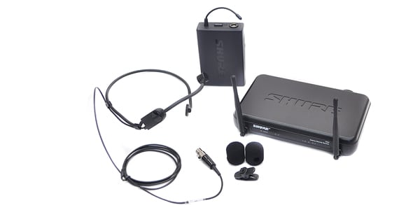 shure svx1/svx4 ワイヤレスマイクヘッドセット