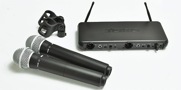 ワイヤレスマイク2本セット SHURE SVX288J/PG58-JB1