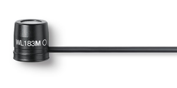 SHURE / WL183M Lavalier Microphone, Omni-directional, Black画像2