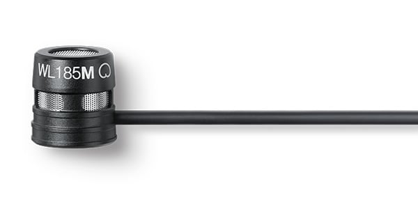 SHURE / WL185M Lavalier Microphone, Cardioid, Black画像2