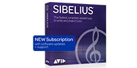 SIBELIUS Sibelius サブスクリプション(1年) 譜面作成ソフトウェア