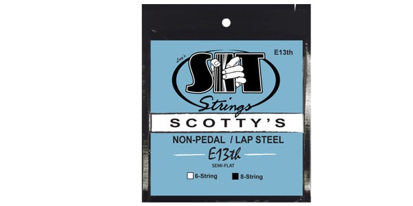 SIT STRINGS ( エスアイティーストリングス ) / SCOTTY'S LAP STEEL E13TH TUNING SILENCER SEMI-FLAT NICKEL (8