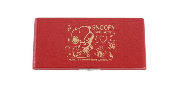 SNOOPY WITH MUSIC / SAS-10R Reed Case Alto Sax Red