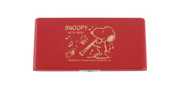 SNOOPY WITH MUSIC ( スヌーピーウィズミュージック )  / SCL-10R リードケース Bbクラリネット レッド