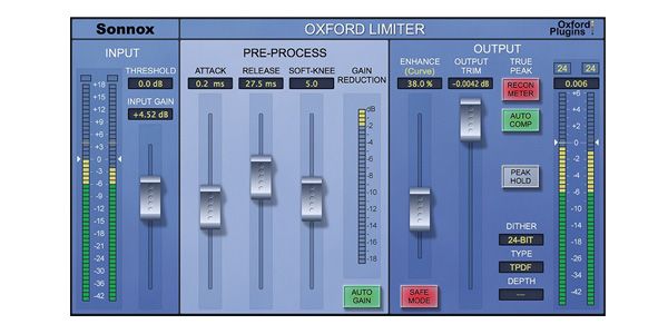 SONNOX OXFORD/Oxford Limiter V2 HD-HDX