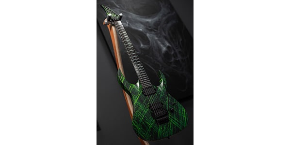 SOLAR GUITARS / A1.6FRCLN Canibalismo Black Lemon Neon画像3