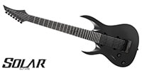 SOLAR GUITARS / A1.7Svart LH+