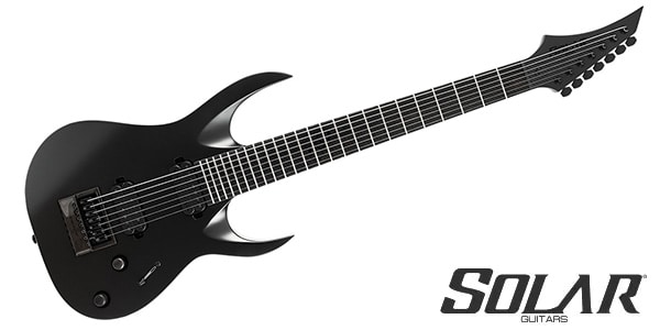 SOLAR GUITARS / A1.7SVART+