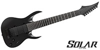 SOLAR GUITARS A1.8 SVART