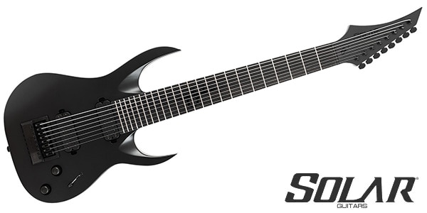 SOLAR GUITARS/A1.8 SVART