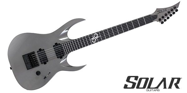 SOLAR GUITARS ( ソーラーギターズ ) / AB6BCM Charcoal Metallic Gloss