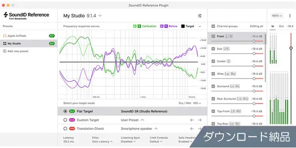 Sonarworks / SoundID Reference for Multichannel ダウンロード納品