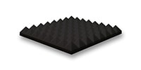 SONEX / OPYR-3H BLACK 10 sound absorbing sheets 61cm x 61cm