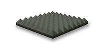 SONEX / OPYR-3H GRAY 10 sound absorbing sheets 61 cm x 61 cm
