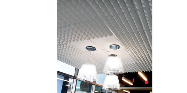 SONEX / OPYR-2H White 14 sound absorbing sheets 61 cm x 61 cm画像4