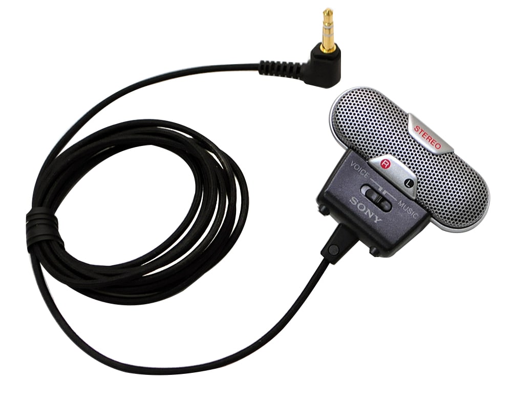 ソニー コンデンサーマイク ECM-719 MUSICモード切り換えスイッチ搭載 VOICE ステレオ 音楽収音用 大幅値下げランキング ステレオ
