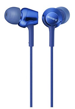 SONY/MDR-EX255AP L ブルー リモコンマイク付きイヤホン