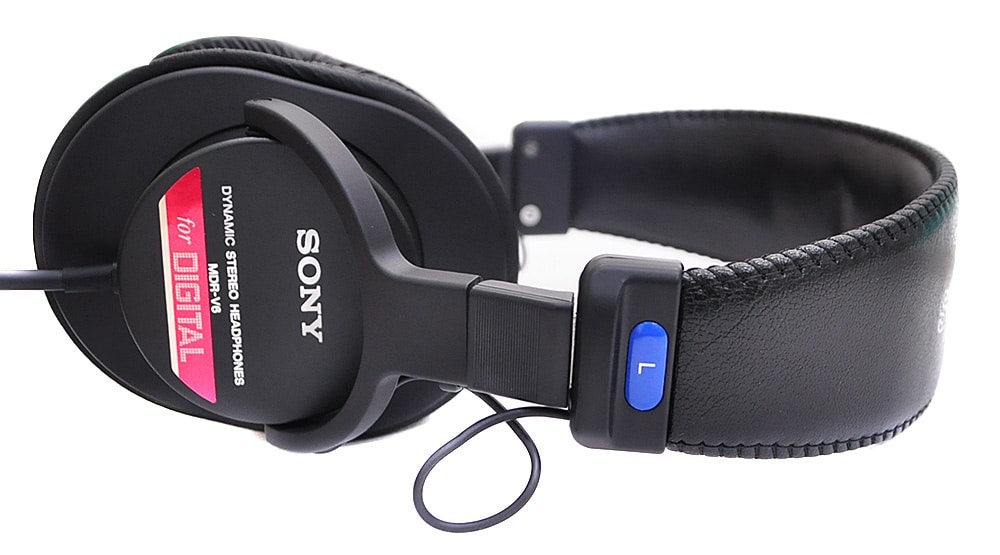 ベルギー製 SONY MDR-V6/モニタリングヘッドホン - ヘッドフォン