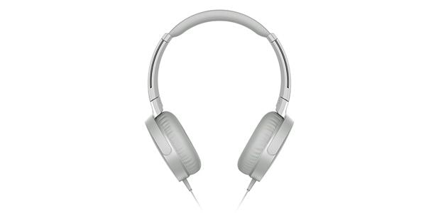 ソニー SONY グレイッシュホワイト ステレオヘッドフォン MDR-XB550 SONY ( ソニー ) MDR-XB550AP W グレイッシュホワイト