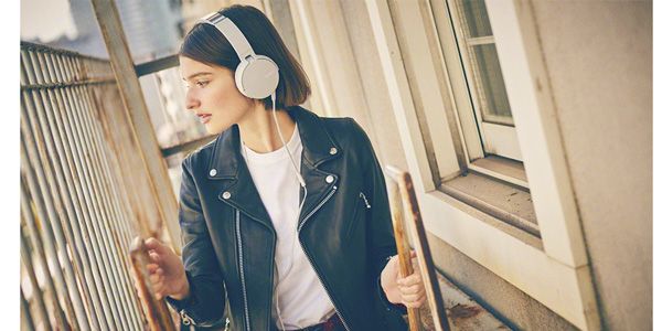 SONY ( ソニー )  / MDR-XB550AP W グレイッシュホワイト ヘッドホン画像4