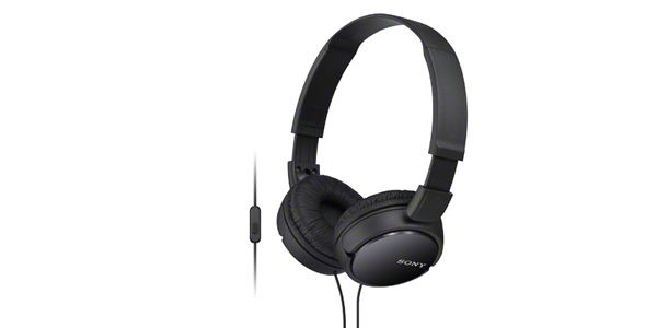SONY ( ソニー ) MDR-ZX110AP B ブラック 折り畳み式ポータブル