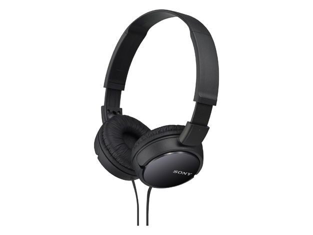 SONY/MDR-ZX110 B 折りたたみヘッドホン