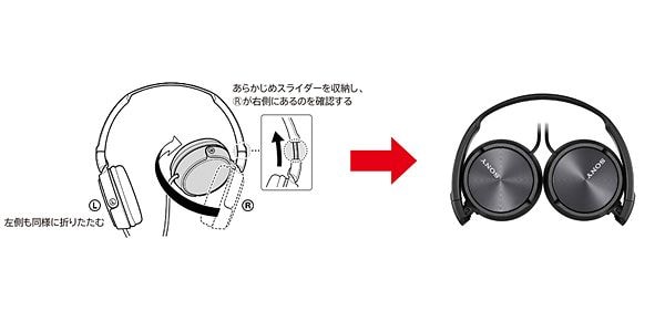 SONY ( ソニー ) MDR-ZX310 R ポータブルヘッドホン 送料無料 | サウンドハウス
