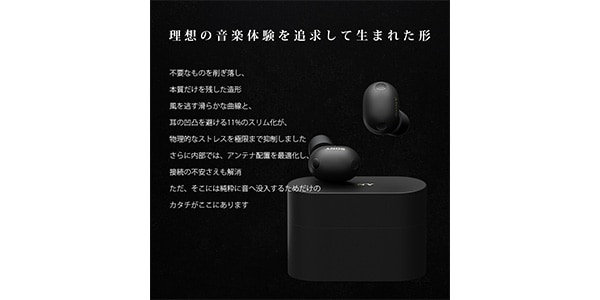 SONY / WF-1000XM6 BZ Black画像5