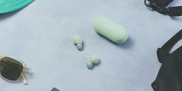 SONY / WF-C700N GZ Sage Green Completely Wireless Headphones画像7
