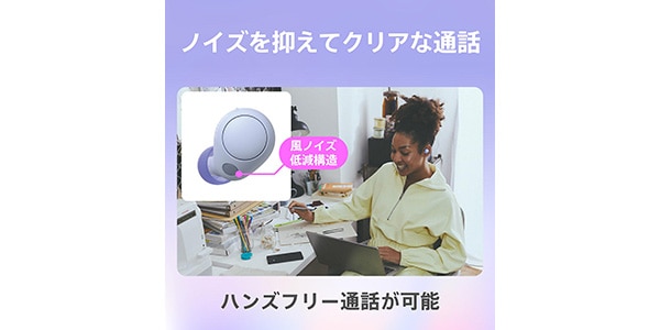 SONY / WF-C700N WZ White Completely Wireless Headphones画像16