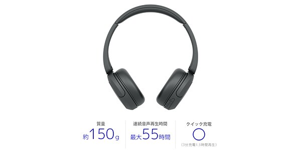 Sony ( ソニー )  / WH-CH530 BZ ブラック画像5
