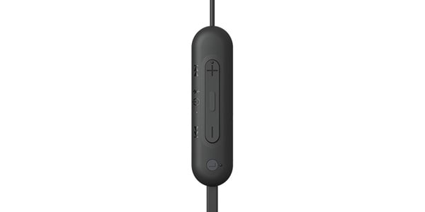 人気ブラドンソニー ワイヤレスイヤホン Wi-c100:bluetooth対応 25時間スタミナ Ipx4防滴 Dsee搭載 ブラック Wi-c100  Bz 小 電源タップ