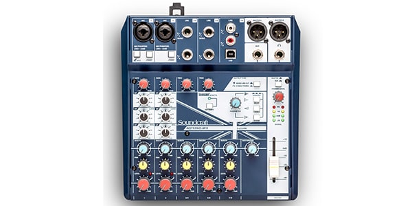 Soundcraft Notepad-8FX USBオーディオインターフェース