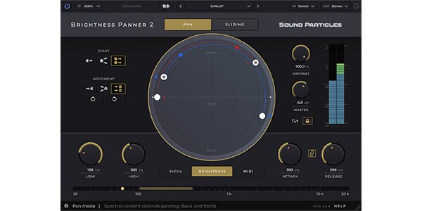 Sound Particles ( サウンド パーティクルズ )  / Brightness Panner 2 電子メール納品