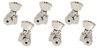 SPERZEL Trim-Lok 3x3 Locking Guitar Tuners Nickel