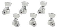 SPERZEL Trim-Lok 3x3 Locking Guitar Tuners Satin Chrome