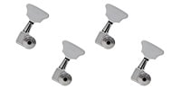 SPERZEL Trim-Lok 4-in-line Locking Bass Tuners Satin Chrome