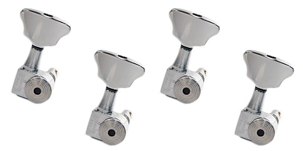 SPERZEL/Trim-Lok 4-in-line Locking Bass Tuners Chrome