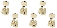 SPERZEL Trim-Lok 6-in-line Locking Guitar Tuners Satin Gold