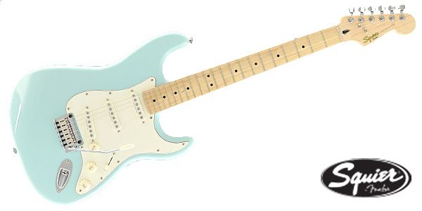 SQUIER/Deluxe Stratocaster Daphne Blue