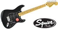 SQUIER/Vintage Modifid &#039;70S STRATOCASTER Black Maple