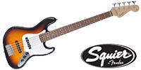 SQUIER Affinity Jazz Bass V Brown Sunburst