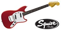 SQUIER Vintage Modified Mustang Fiesta Red