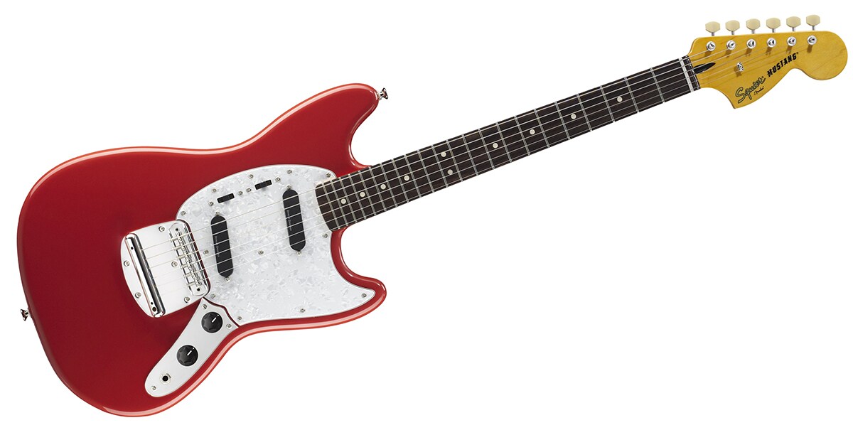 SQUIER/Vintage Modified Mustang Fiesta Red