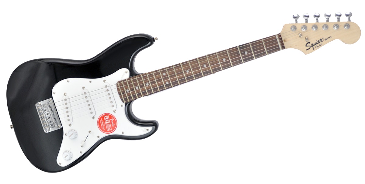 SQUIER/Mini Strat Black　ミニエレキギター