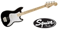 SQUIER Bronco Bass Black ショートスケールベース