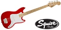 SQUIER Bronco Bass Red ショートスケールベース