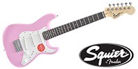 SQUIER Mini Strat Pink　ミニエレキギター